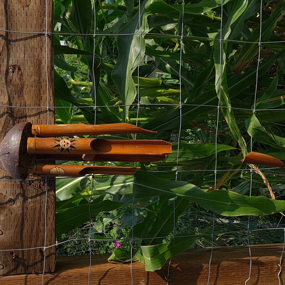 Coco and bamboo wind chime